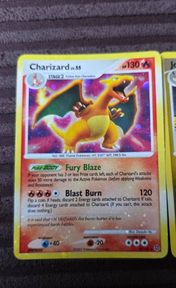 Charizard DPBP#006 Holo 2007 English Pokemon Card [WITH FREE JOLTEON AND DEOXYS] - Image 1