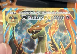 Pokemon M Charizard EX 13/108 Evolutions Ultra Rare Full Art Holo Mega Card Mint - Image 5