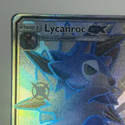 Lycanroc GX SV67/SV94 Hidden Fates Ultra Rare Shiny Vault Pokemon Card NM - Image 3