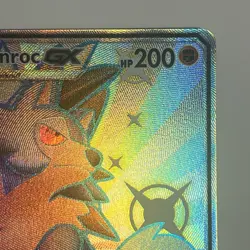 Lycanroc GX SV67/SV94 Hidden Fates Ultra Rare Shiny Vault Pokemon Card NM - Image 4