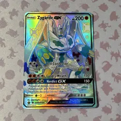 Pokemon Zygarde GX SV65/SV94 Hidden Fates Shiny Holo Rare English Card - Image 1