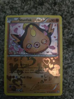 Pokemon Stunfisk Full Art Holo Legendary Treasures RC12/RC25 Basic 90 HP Card - Image 1