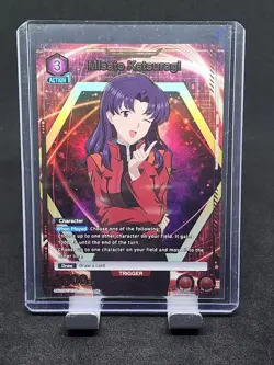 Bandai Misato Katsuragi Evangelion UE15BT/EVA-1-085 (R*) Foil Card - Image 1