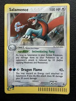 Salamence 19/97 Holo Rare EX Dragon Pokemon Card 2003 e-Reader - Image 1