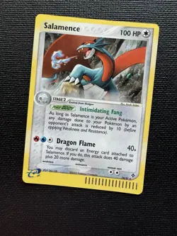 Salamence 19/97 Holo Rare EX Dragon Pokemon Card 2003 e-Reader - Image 4