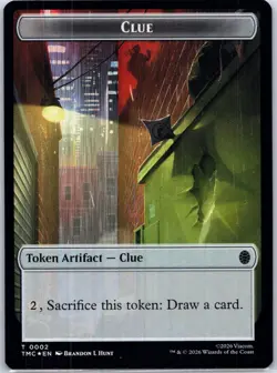 Treasure / Clue Double-Sided Token Teenage Mutant Ninja Turtles 3/2 NM Foil - Image 1