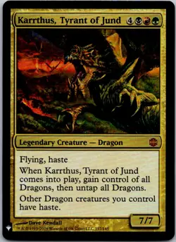 Karrthus, Tyrant of Jund The List Reprints NM Foil - Image 1