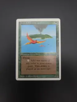 Magic The Gathering Birds Of Paradise Revised LP/MP A2 - Image 1
