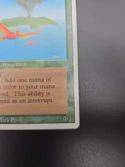 Magic The Gathering Birds Of Paradise Revised LP/MP A2 - Image 5