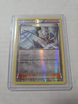 Pokemon - Fisherman - 136/162 - Uncommon - Reverse Holo - XY - BREAKthrough - Image 1