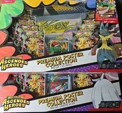 Pokemon Ascended Heroes Premium Poster Collection Mega Gardevoir & Mega Lucario - Image 1