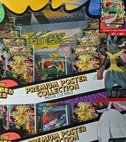 Pokemon Ascended Heroes Premium Poster Collection Mega Gardevoir & Mega Lucario - Image 4