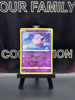 Clefairy 074/192 Swsh02: Rebel Clash Reverse Holo Common Pokemon TCG 2020 NM - Image 1