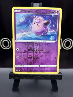 Clefairy 074/192 Swsh02: Rebel Clash Reverse Holo Common Pokemon TCG 2020 NM - Image 2
