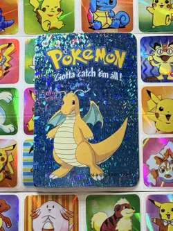 Pokemon 151 Vintage Pocket Monsters Vending HOLO Prism Sticker 2000 Nintendo - Image 4
