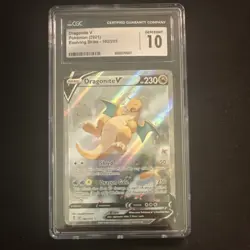 Pokemon Dragonite V Full Art Ultra Rare 192/203 Evolving Skies Holo CGC 10 230HP - Image 1