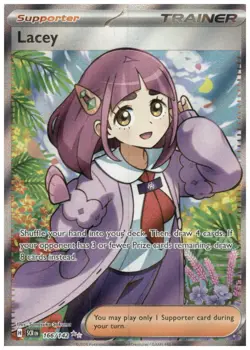 Pokemon SV07: Stellar Crown #166/142 Lacey - Image 1