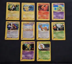 Bundle of 10 Skyridge Non Holo Pokemon Cards Pikachu Jolteon Alakazam Beedrill - Image 1