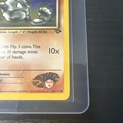 Brock’s Geodude 1st Edition Gym Challenge 68/132 WOTC Vintage Pokemon 1999 - Image 5