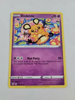 Pokemon : SWSH DARKNESS ABLAZE DEDENNE 078/189 UNCOMMON - Image 2
