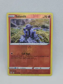 Pokemon - Salandit - 027/163 - Reverse Holo - Battle Styles - NM/M - New - Image 1