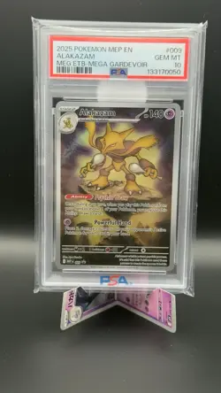Pokemon Alakazam Me: Mega Evolution Promo Holo 009 PSA 10 English 2025 - Image 1