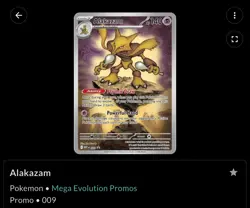 Pokemon Alakazam Me: Mega Evolution Promo Holo 009 PSA 10 English 2025 - Image 3