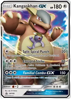 Kangaskhan GX - SM188 - SM Black Star Promo PL/MP, English Pokemon Promos - Image 1