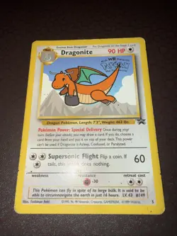 Pokemon! Dragonite - WOTC Promo - Non Holo - #5 - MP! - Image 1