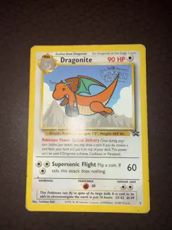 Pokemon! Dragonite - WOTC Promo - Non Holo - #5 - MP! - Image 2