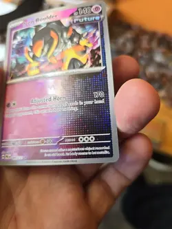 Pokemon TCG Prismatic Evolutions Iron Boulder Master Ball Pattern 046/131 - Image 4