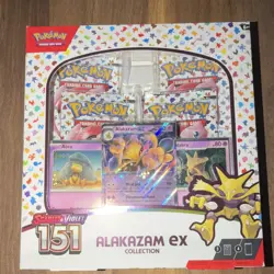 Pokemon Scarlet & Violet 151 Alakazam ex Promo Booster Collection Box English - Image 1
