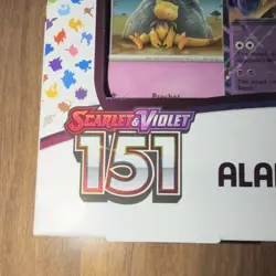 Pokemon Scarlet & Violet 151 Alakazam ex Promo Booster Collection Box English - Image 5