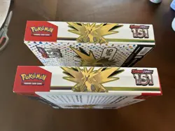 Pokemon TCG Scarlet & Violet 151 Zapdos ex Collection Box Lot NEW Sealed (2) - Image 4