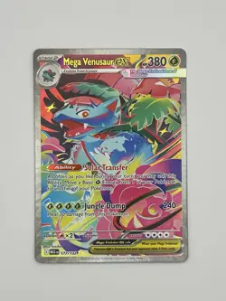 Mega Venusaur EX 177/132 Special Illustration Mega Evolution English Pokemon NM - Image 2