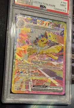 2025 POKEMON PRE EN-PRISMATIC EVOLUTIONS #153 JOLTEON EX PSA 9 - Image 3