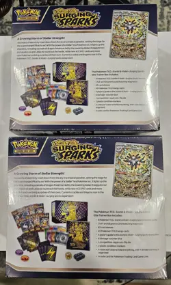 Pokemon TCG 2x Scarlet & Violet Surging Sparks Elite Trainer Box | Sealed - Image 2
