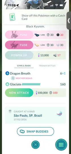Pokemon Go Shiny Legendary Kyurem ( Background) ( High CP ) - Image 2