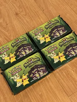 NEW Pokemon TCG Trick Or Trade BOOster Bundle 2023 x4 *200 TOTAL SEALED PACKS* - Image 1