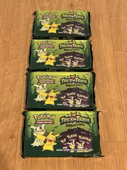 NEW Pokemon TCG Trick Or Trade BOOster Bundle 2023 x4 *200 TOTAL SEALED PACKS* - Image 2