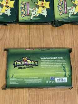 NEW Pokemon TCG Trick Or Trade BOOster Bundle 2023 x4 *200 TOTAL SEALED PACKS* - Image 5