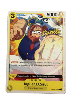 New: One Piece CCG Jaguar.D.Saul OP09-109 Emperors in the New World Uncommon - Image 1