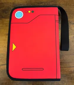 Card Binder with 4 Pockets Zipper w/ 42 Pages - Pokedex Design - USED - Image 1