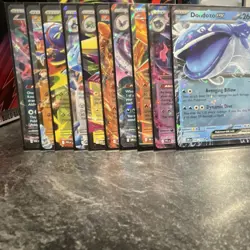 Pokemon TCG Scarlet & Violet EX Foil Lot - 10 Cards Including Dondozo EX - Image 1