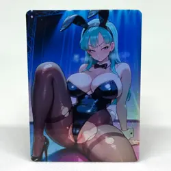 Dragon Ball Bulma Goddess Anime Waifu ACG Foil Card - Image 1