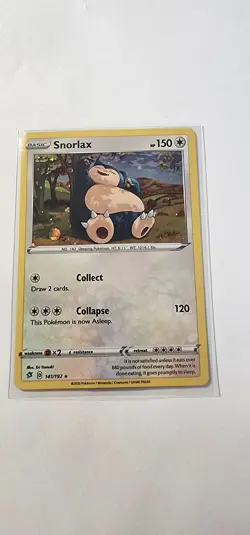 Snorlax - (Cosmos Holo) Promo Miscellaneous Cards & Products 141/192 NM Holofoi - Image 1
