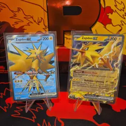 Pokemon 151 Raw bundle X21 cards with Zapdos SIR, Psyduck IR plus more big cards - Image 3