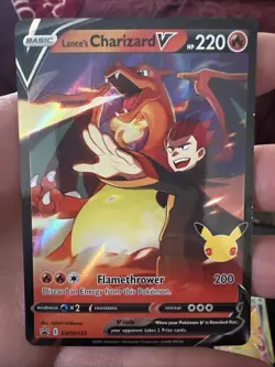 Lance's Charizard V SWSH133 SWSH: Sword & Shield Promo Cards Holo - Image 1