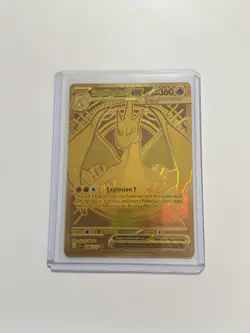 Mega Charizard Y EX No. 294/217 Ascended Heroes Pokemon Card Gold *READ* - Image 1