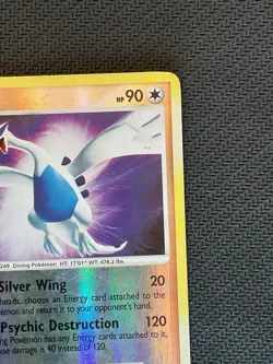 Lugia MP Reverse Holo 14 LV 43 Secret Wonders SW Pokemon TCG Card - Image 4